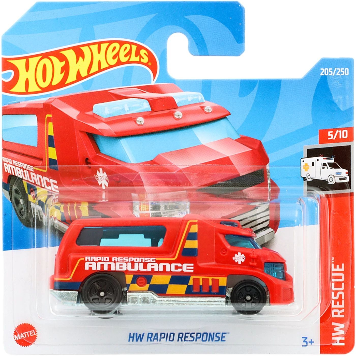 Läs mer om HW Rapid Response - HW Rescue - Röd - Hot Wheels