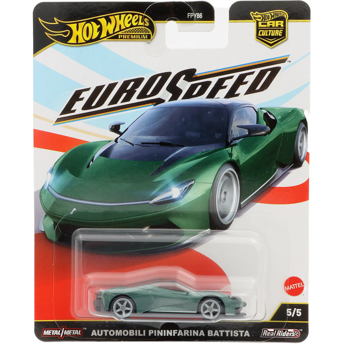 Automobili Pininfarina Battista - Grön - Eurospeed - Hot Wheels
