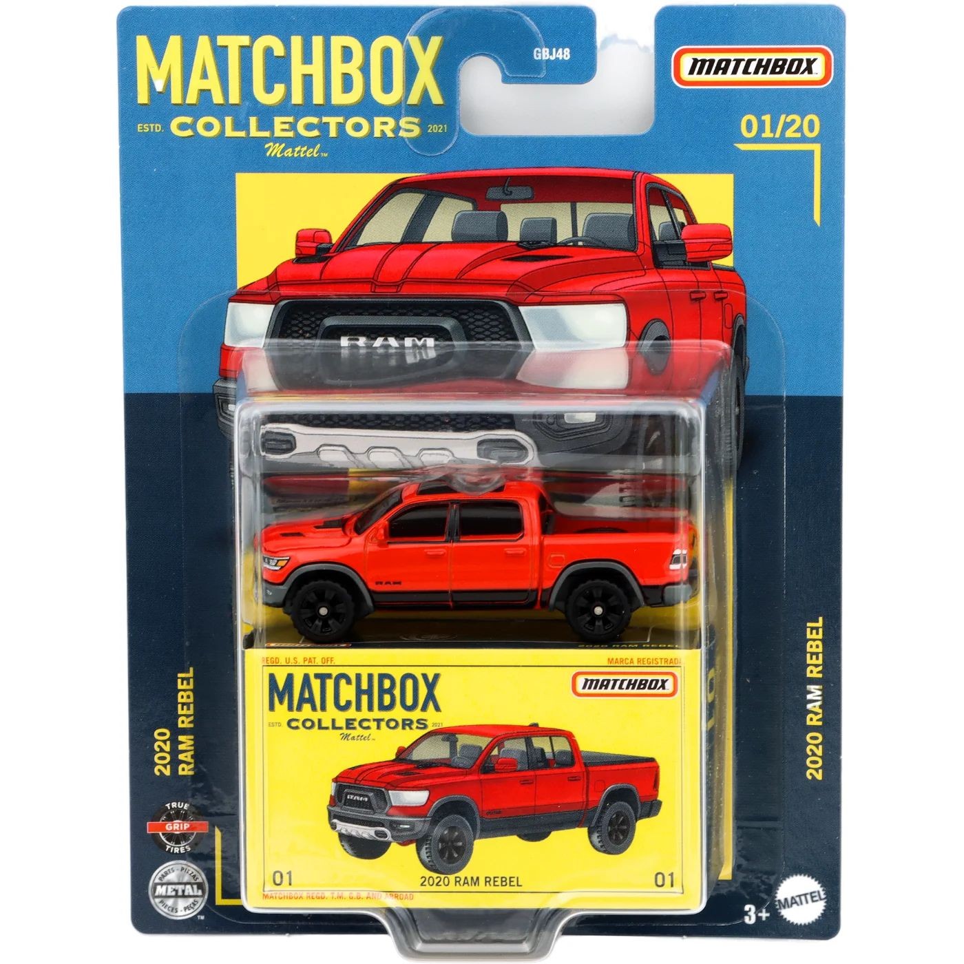 Läs mer om 2020 RAM Rebel - Röd - Collectors - Matchbox