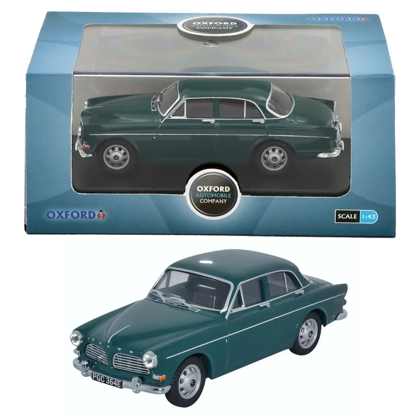 Läs mer om Volvo Amazon - Blue Green - Oxford - 1:43