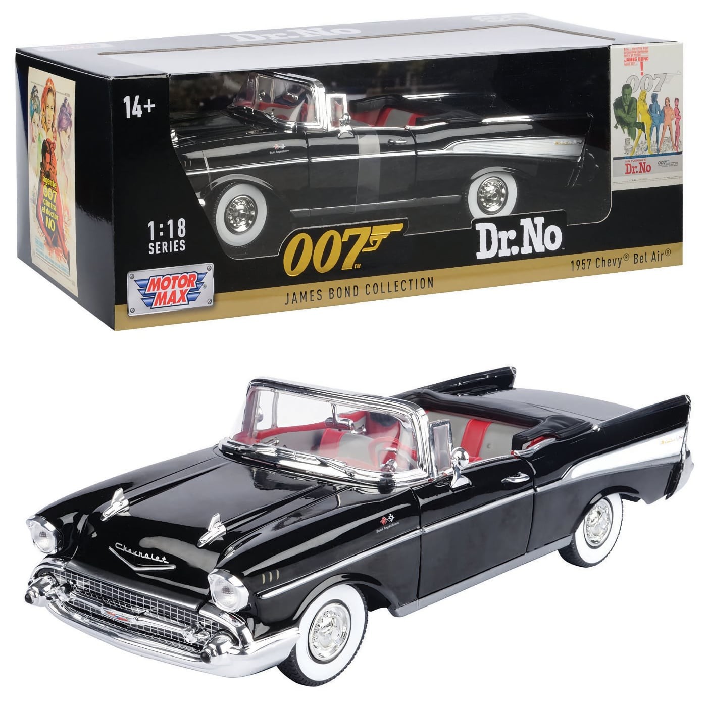 1957 Chevy Bel Air – Dr. No – James Bond – Motormax – 1:18