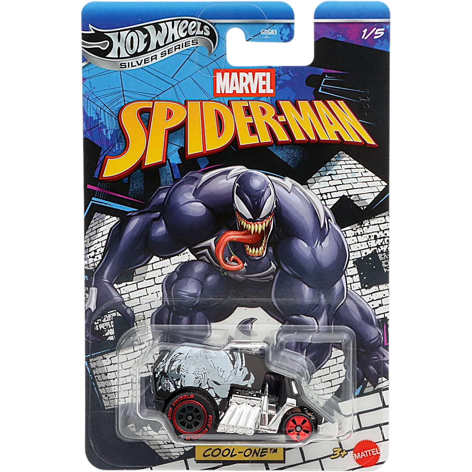 Cool-One - Venom - Spider-Man Series - Hot Wheels