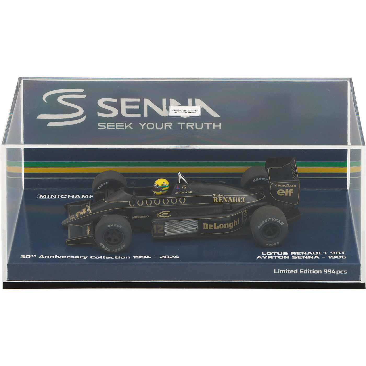 Lotus Renault 98T - Ayrton Senna - 1986 - Minichamps - 1:43