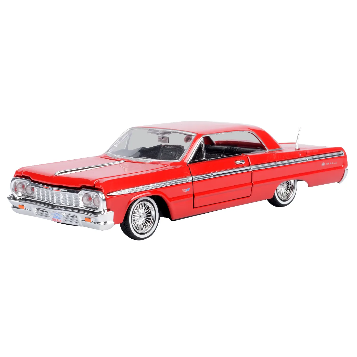 1964 Chevrolet Impala - Röd - Motormax - 1:24