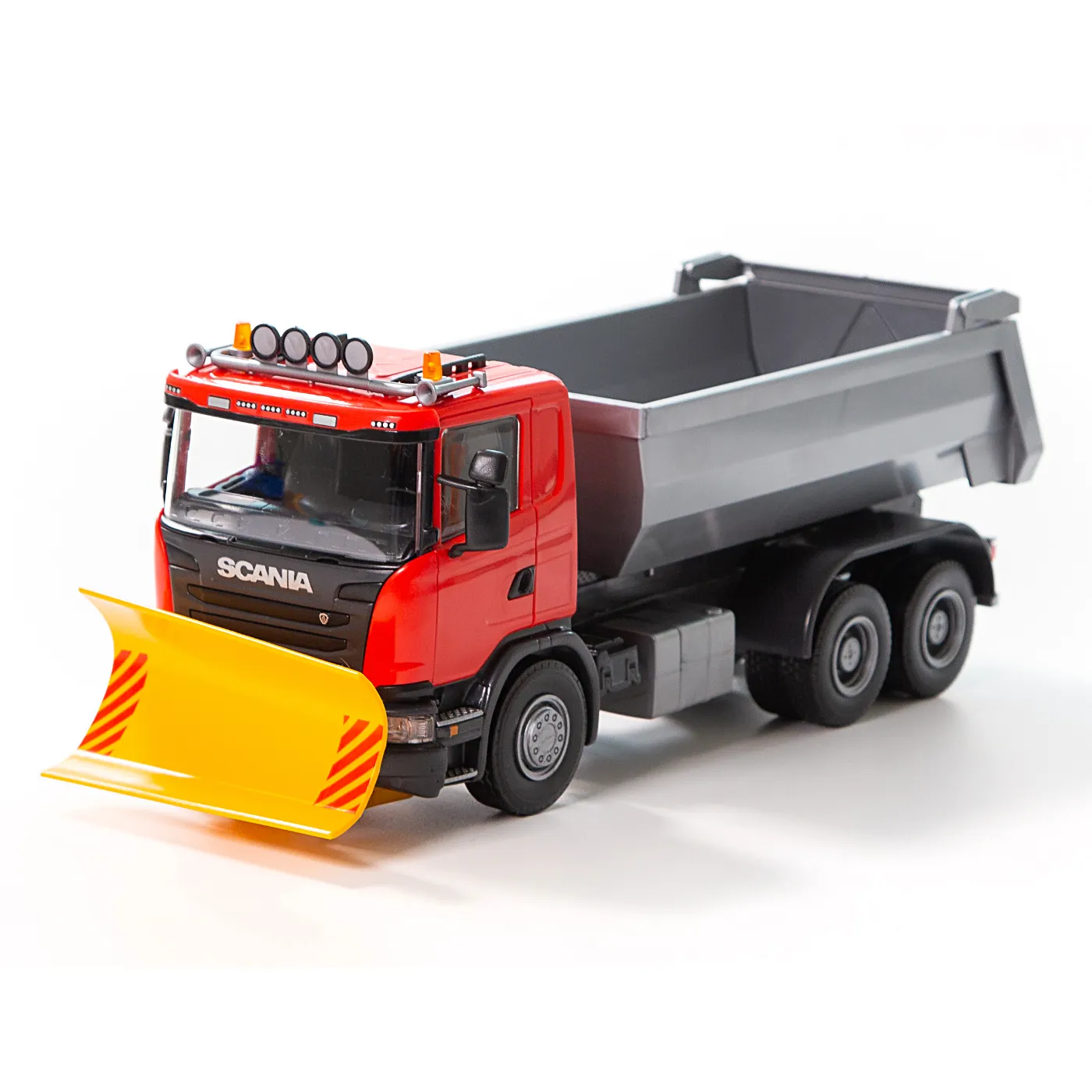 Scania plogbil - Röd - EMEK - 34 cm