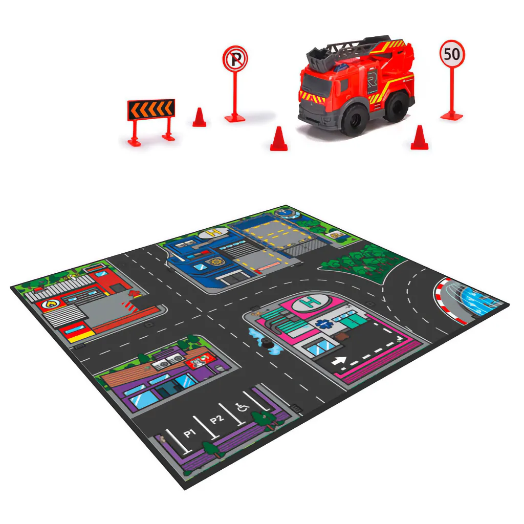 Micro World Playmat - Vägmatta - Dickie - Toys (SOS)