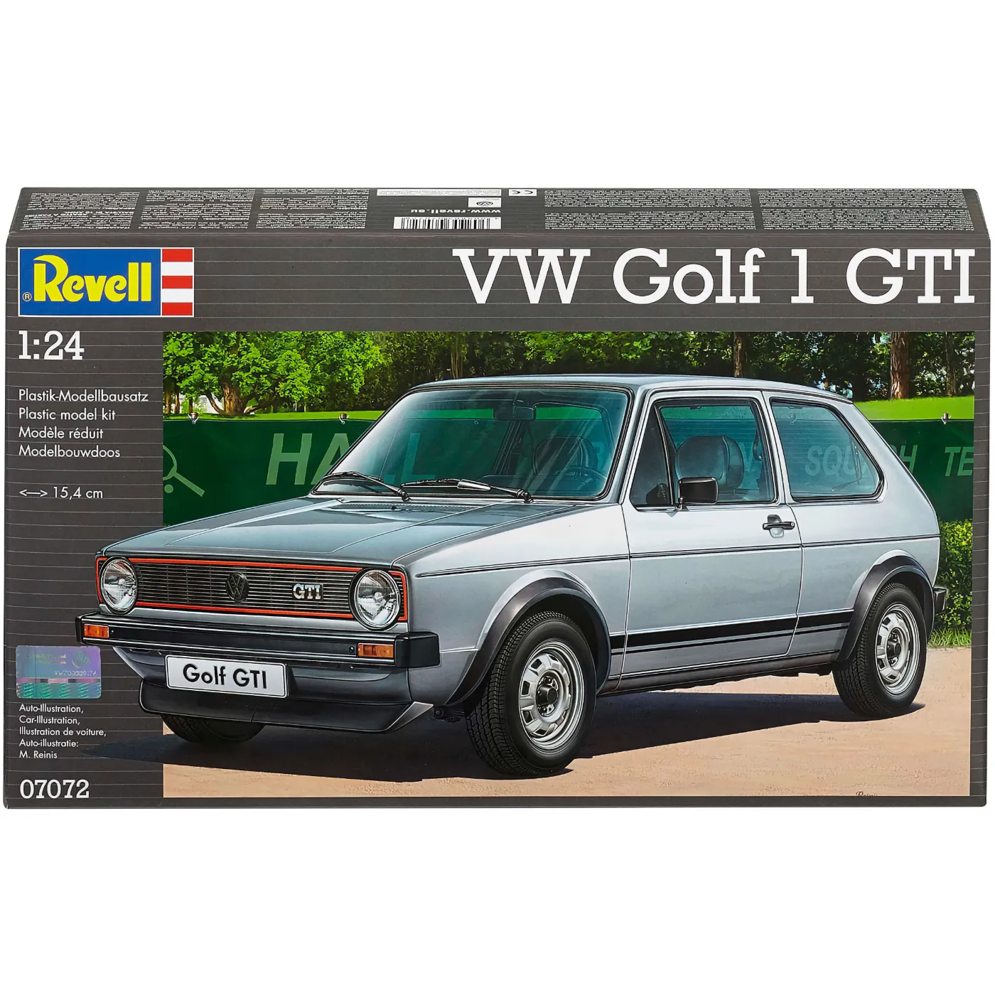 VW Golf 1 GTI - Byggmodell - 07072 - Revell - 1:24
