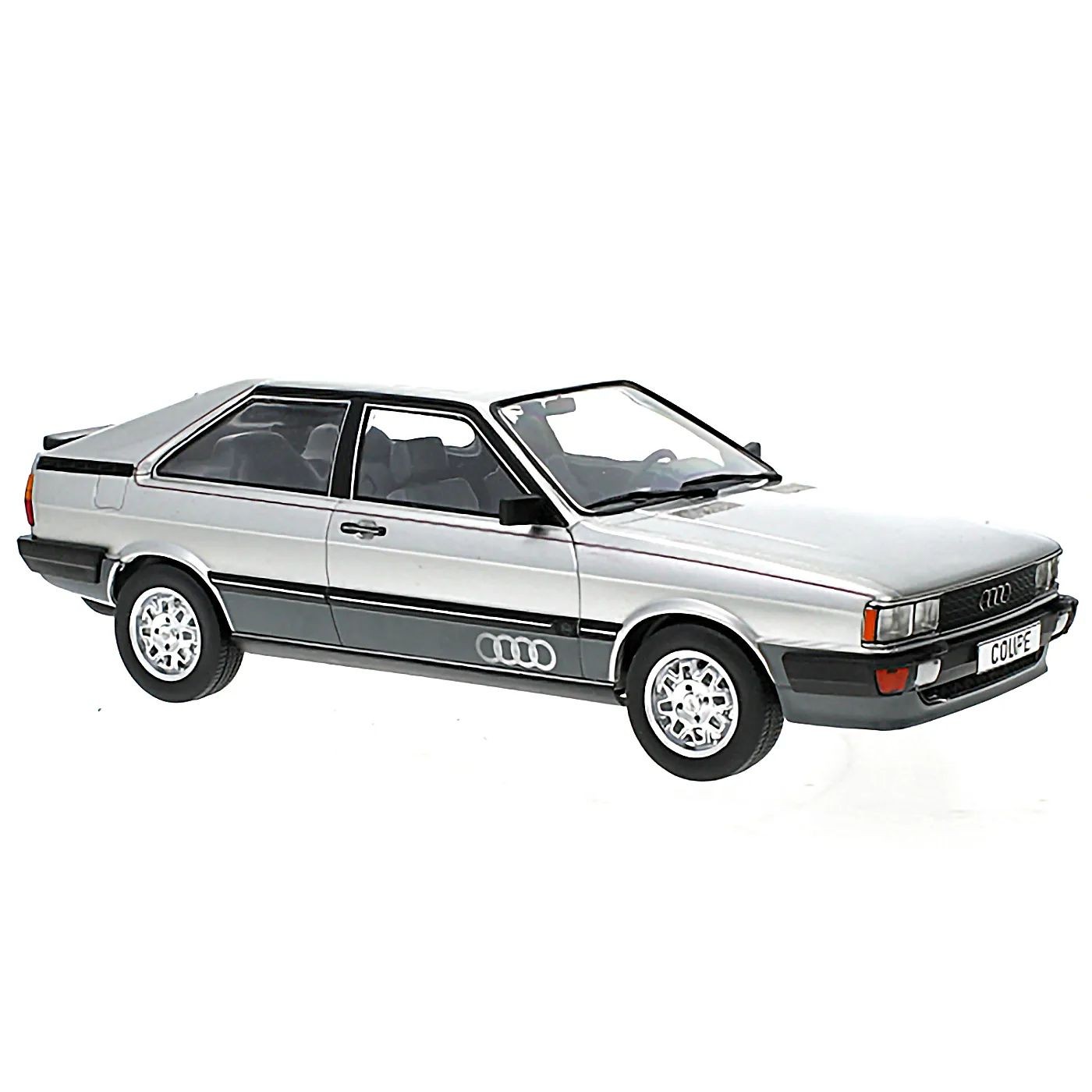 Läs mer om Audi Coupé - 1980 - Silver - MCG - 1:18