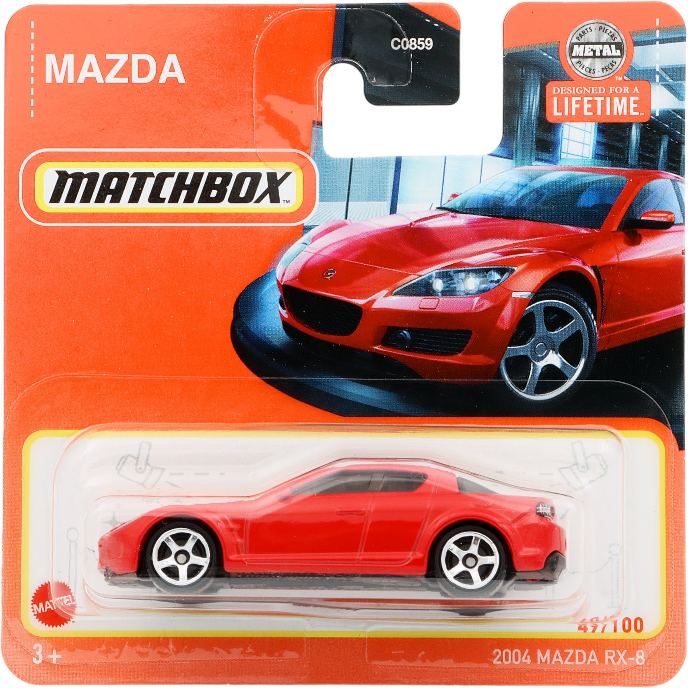 Läs mer om 2004 Mazda RX-8 - Röd - Matchbox