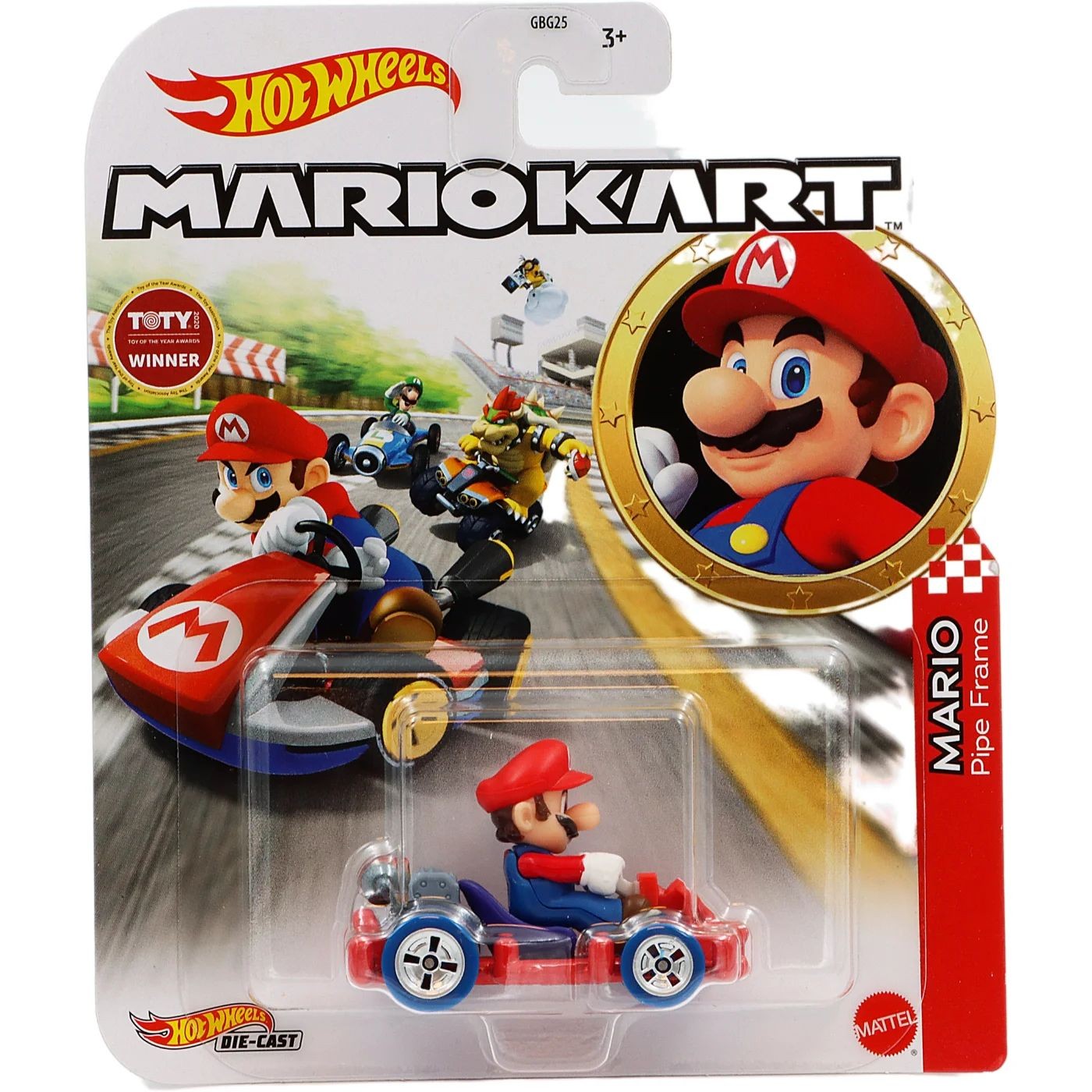 Läs mer om Mario - Mario Kart - Pipe Frame - Hot Wheels