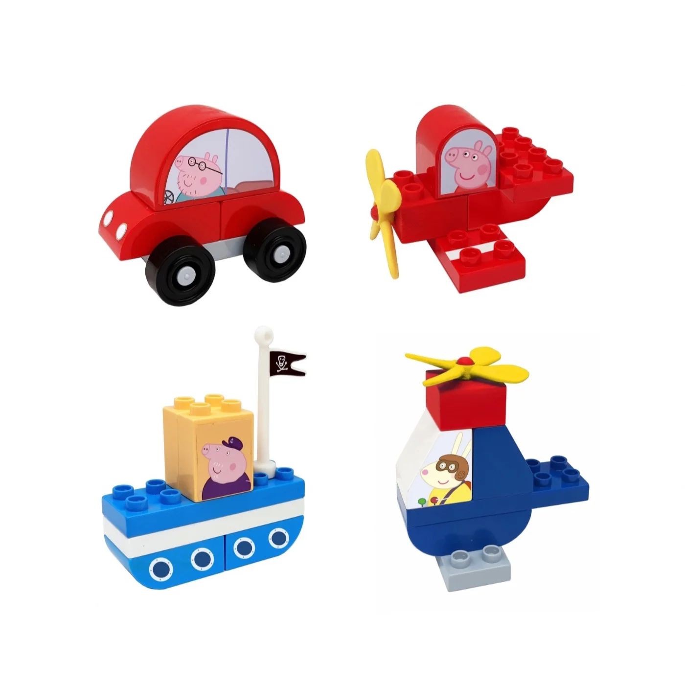 Läs mer om Peppa Pig - Vehicle Set - BIG Bloxx