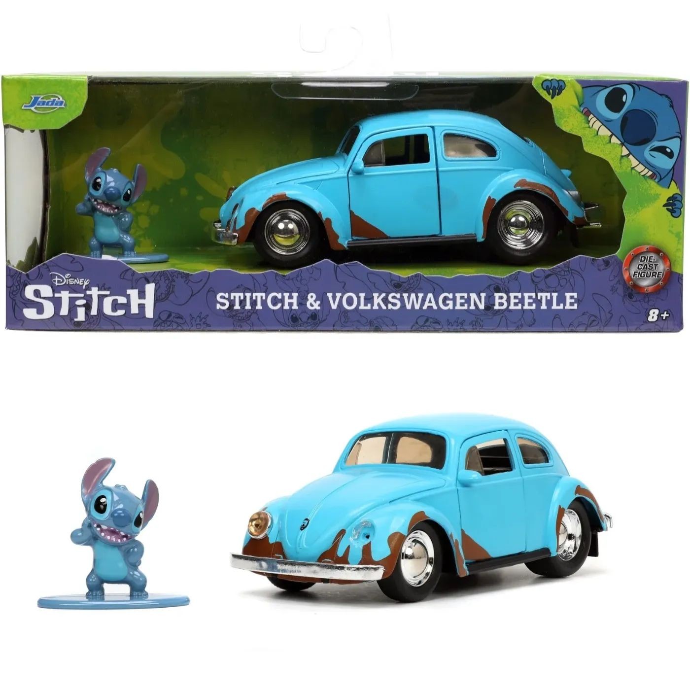 Läs mer om Stitch & Volkswagen Beetle - Jada Toys - 1:32