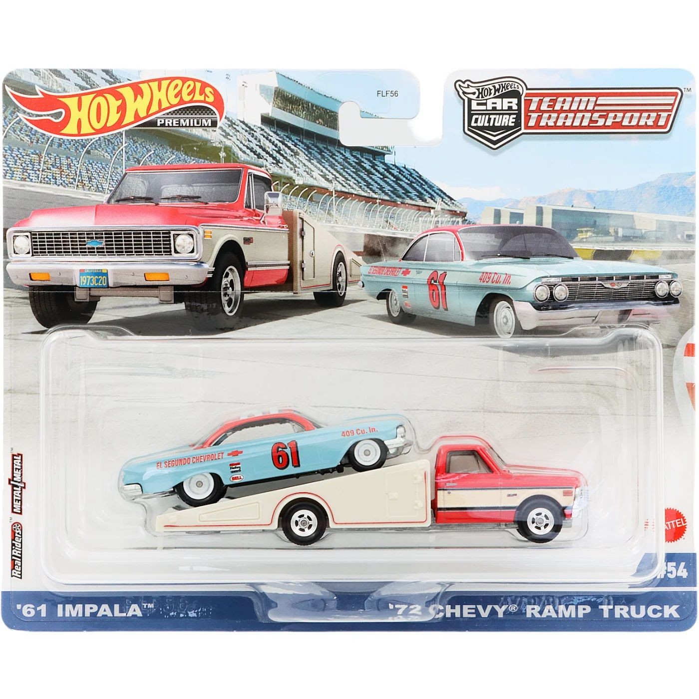 61 Impala + ’72 Chevy Ramp Truck – TT 54 – Hot Wheels