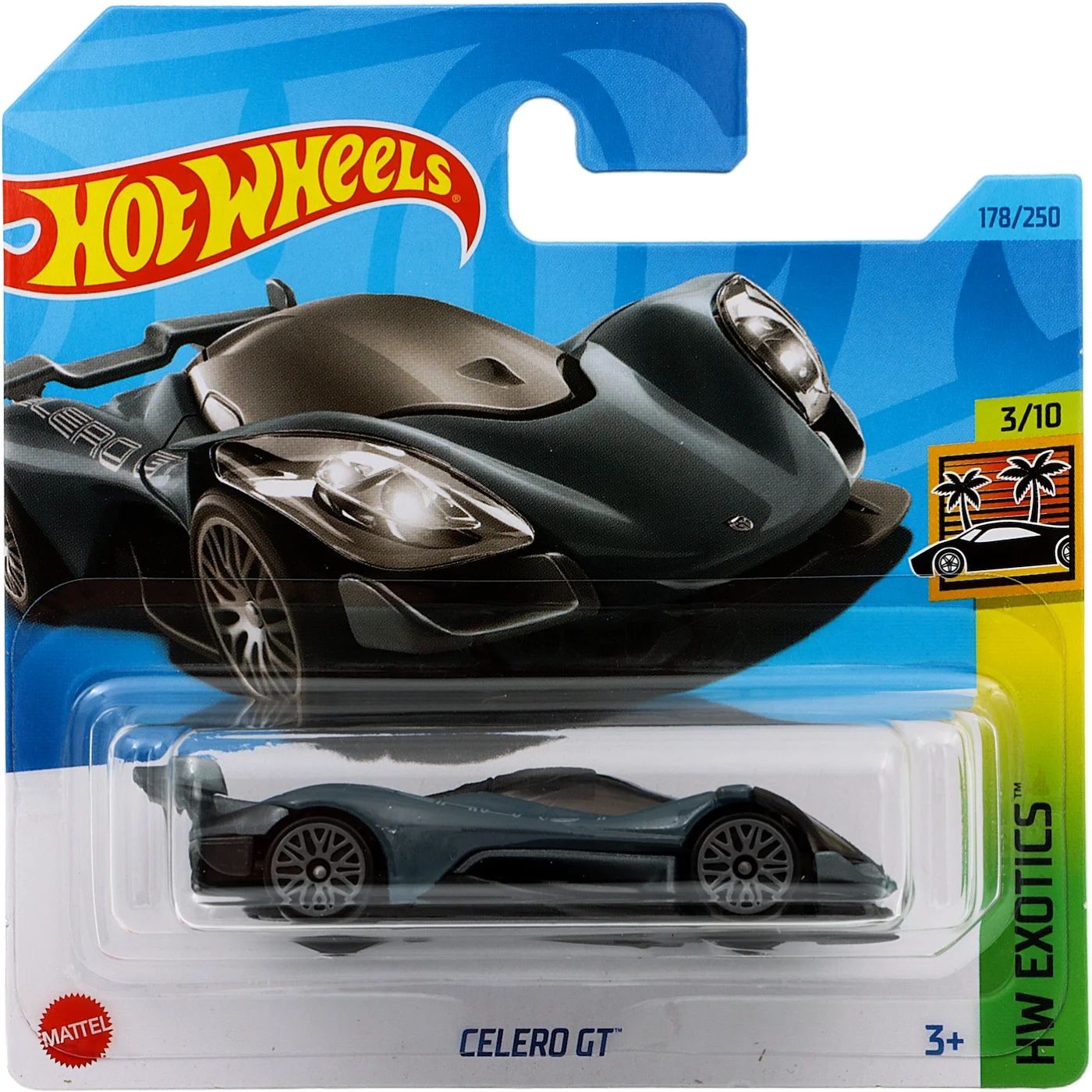 Celero GT – HW Exotics – Grå – Hot Wheels