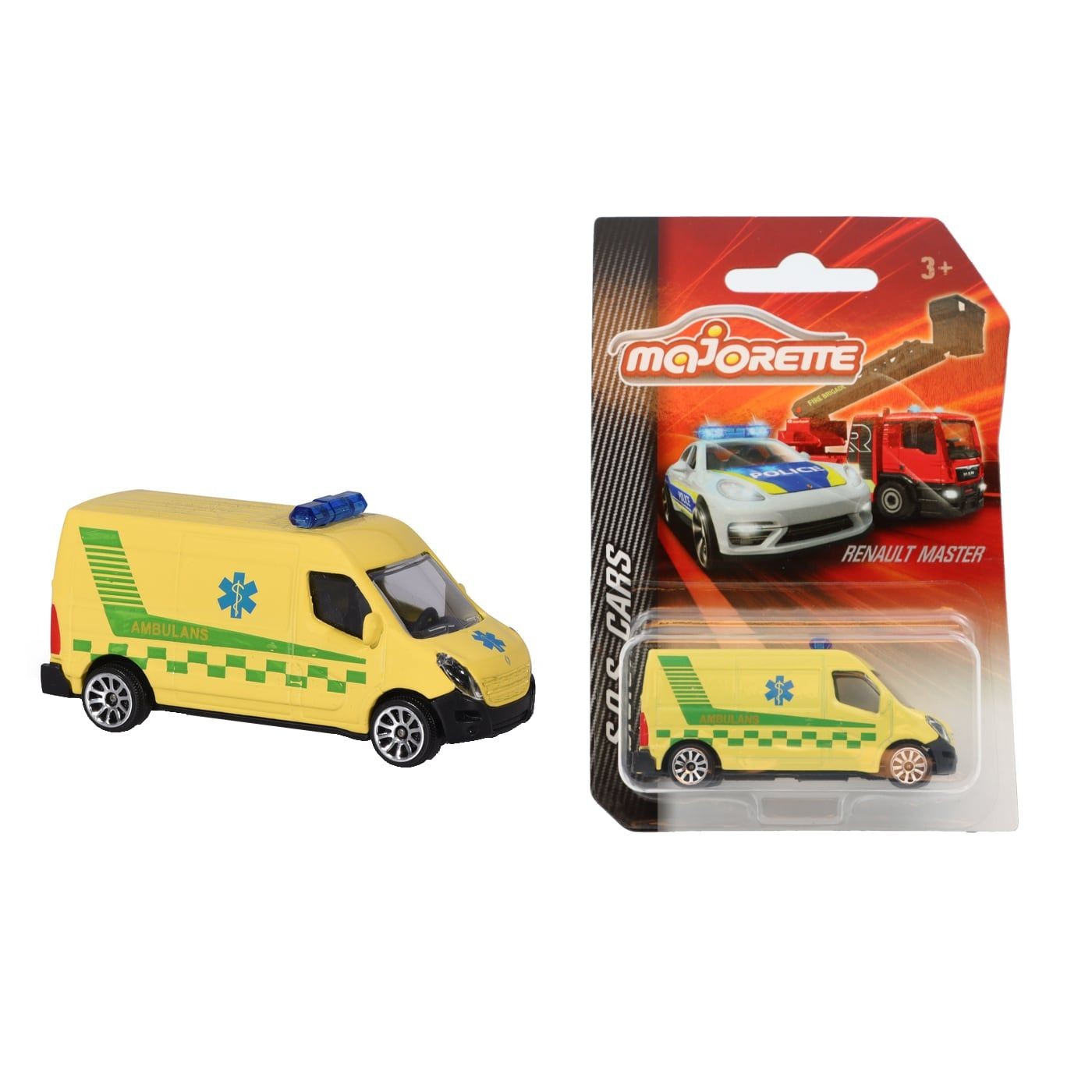 Läs mer om Renault Master - Svensk Ambulans - S.O.S Cars - Majorette