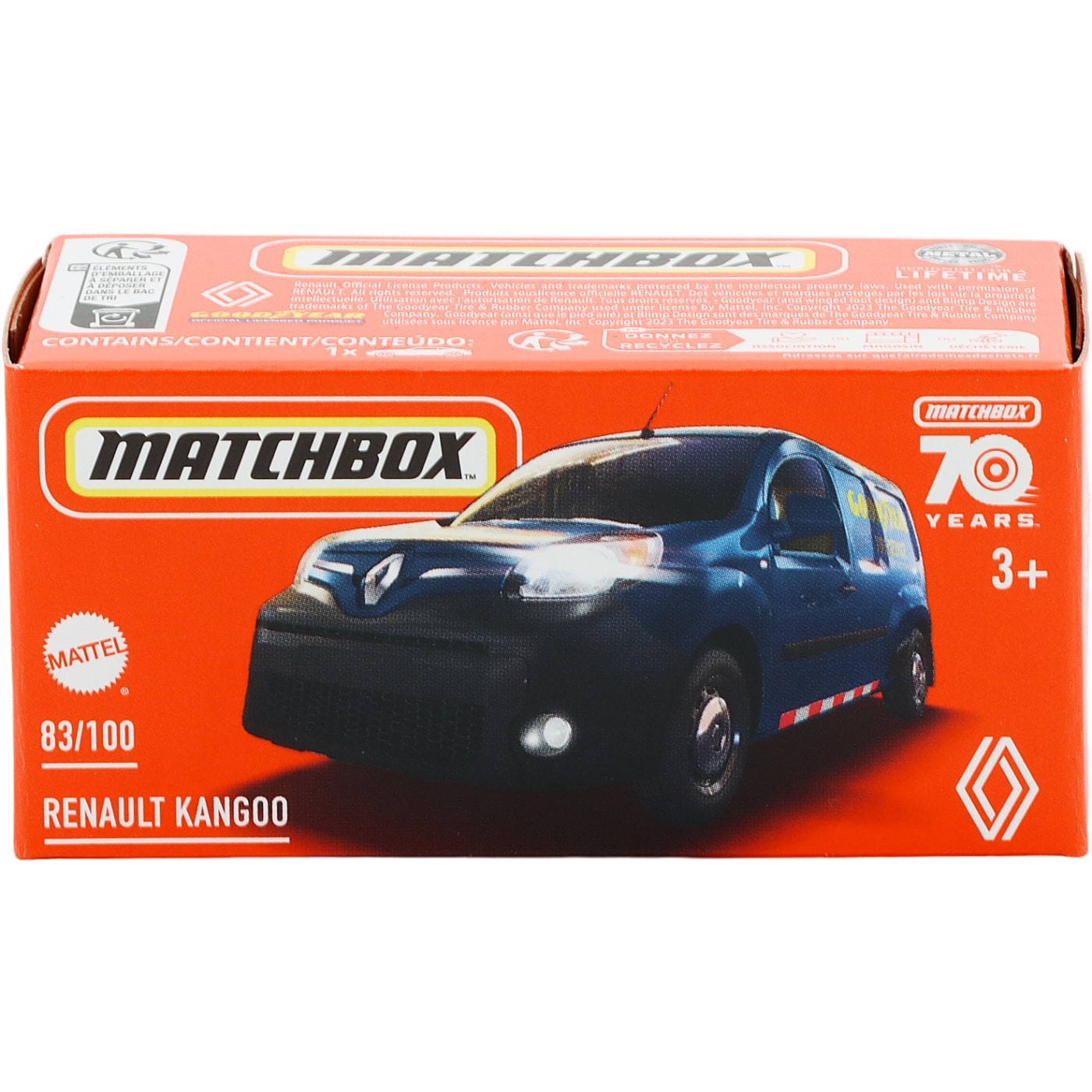 Läs mer om Renault Kangoo - Blå - Goodyear - Power Grab - Matchbox