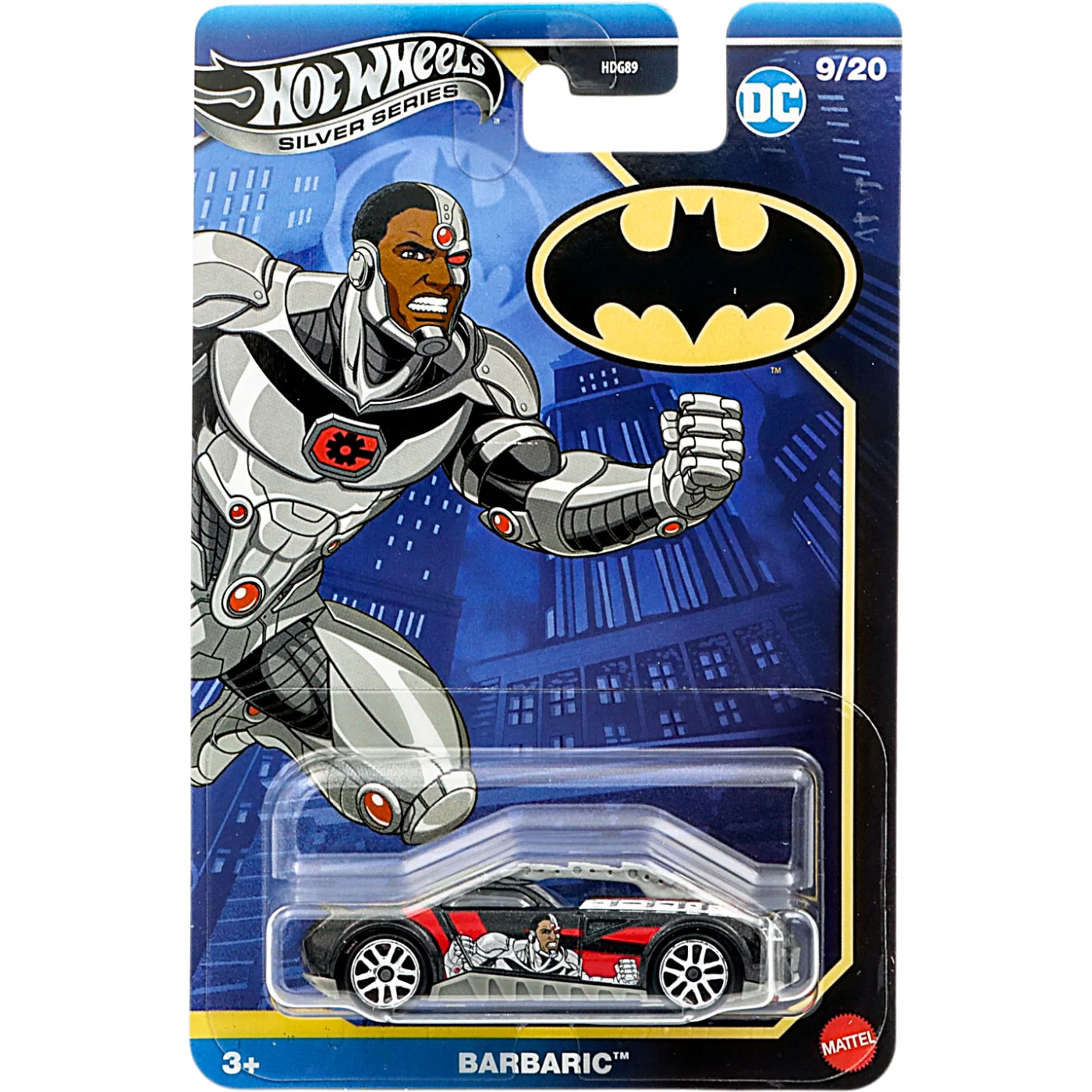 Barbaric - Svart - The Batman - Hot Wheels