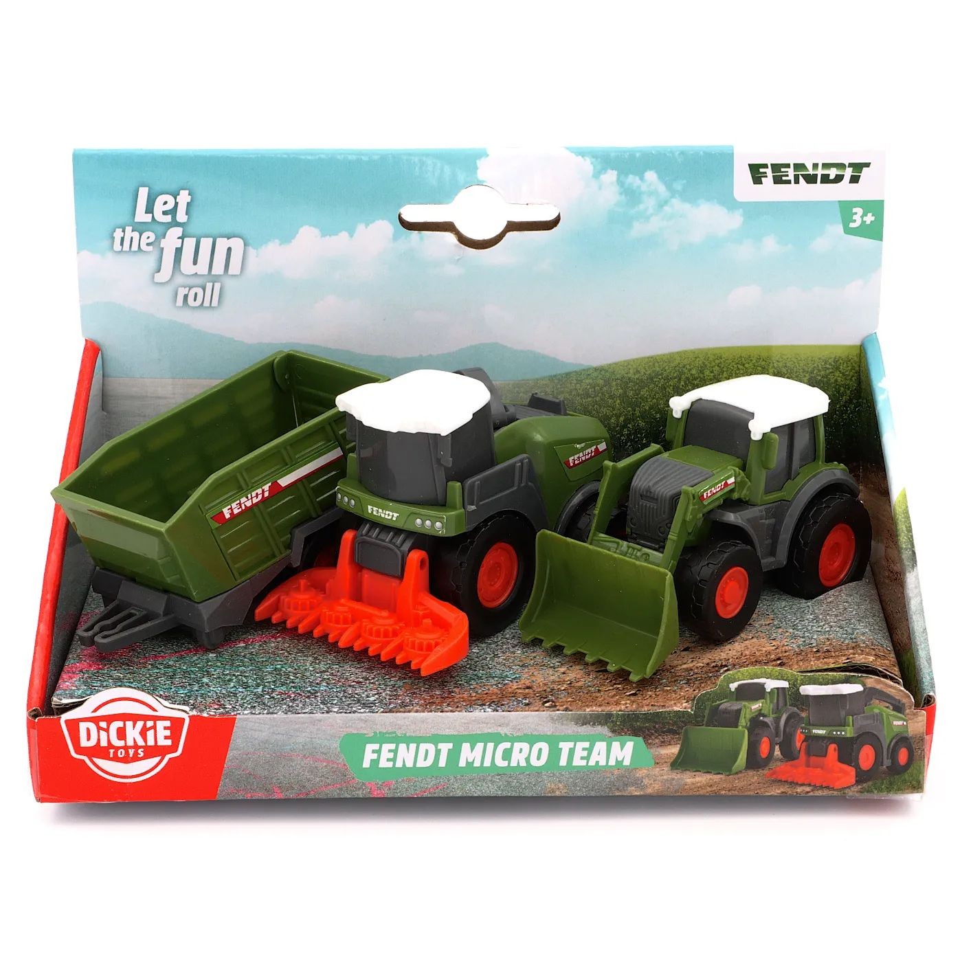 Läs mer om Jordbruksfordon - Fendt Micro Team - Set 2 - Dickie Toys