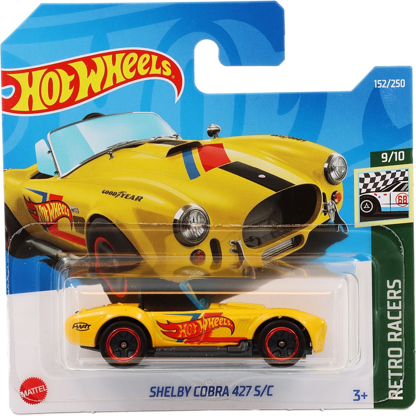 Läs mer om Shelby Cobra 427 S/C - Gul - Hot Wheels