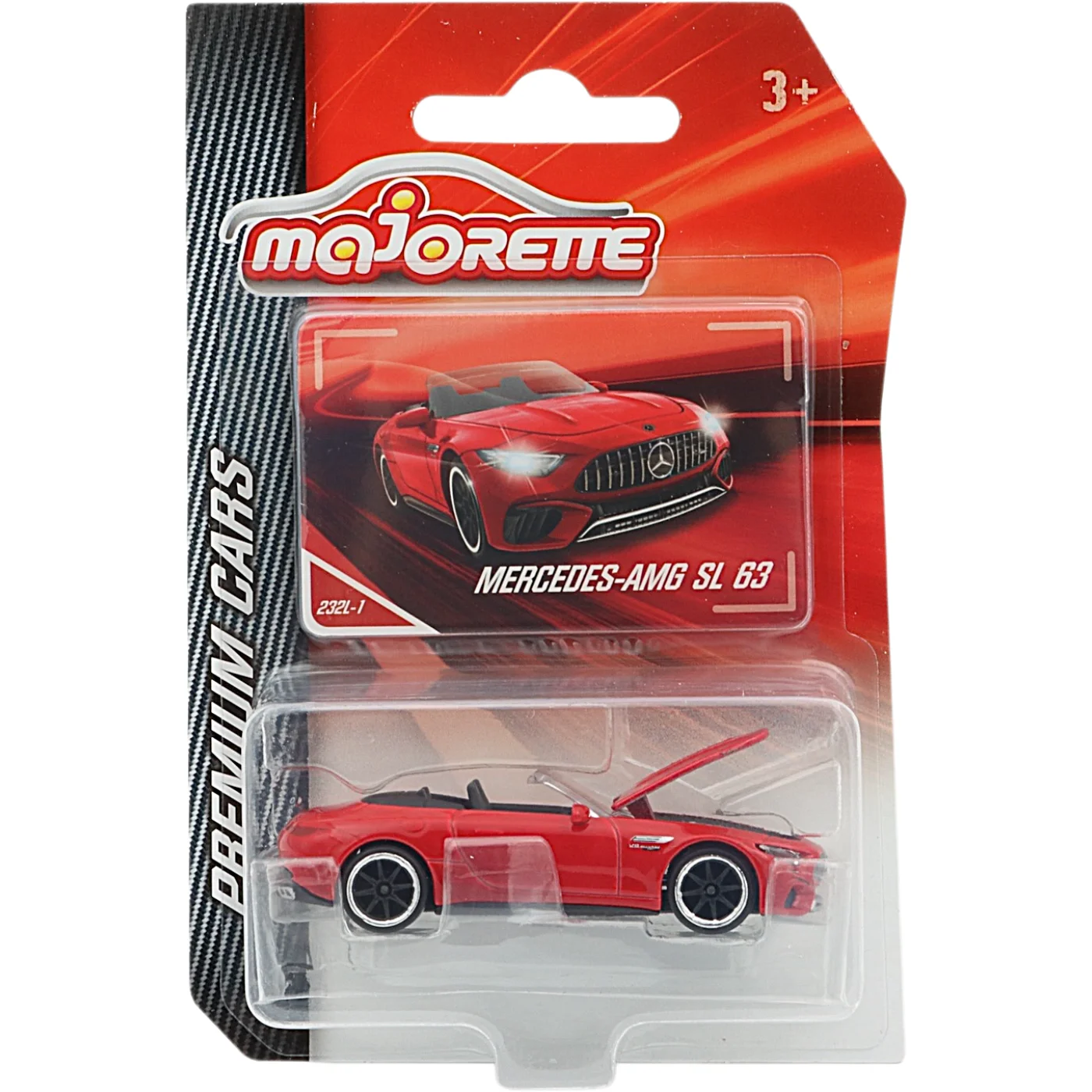 Mercedes-AMG SL 63 - Röd - Premium Cars - Majorette - 7 cm