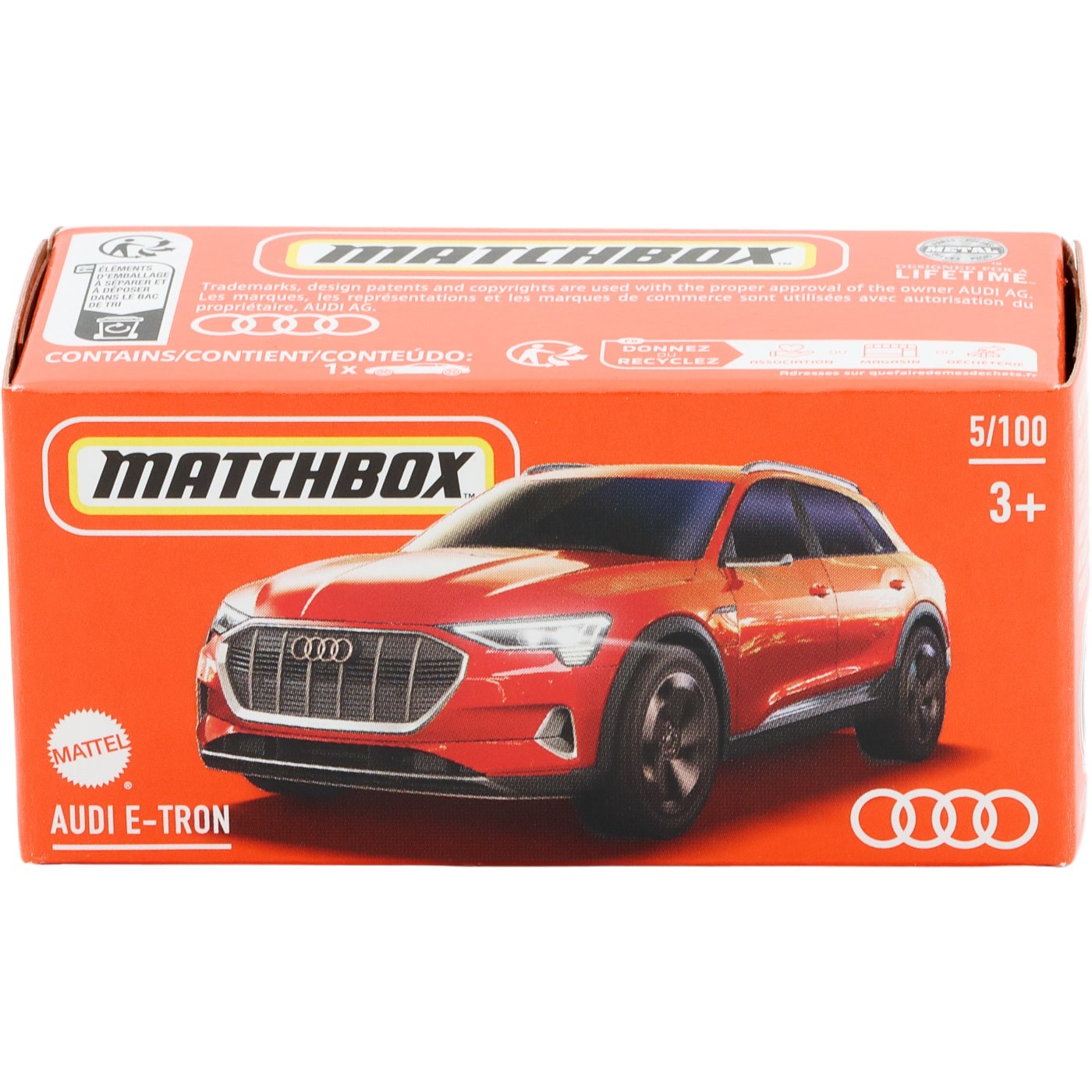 Audi E-Tron – Röd – Power Grab – Matchbox