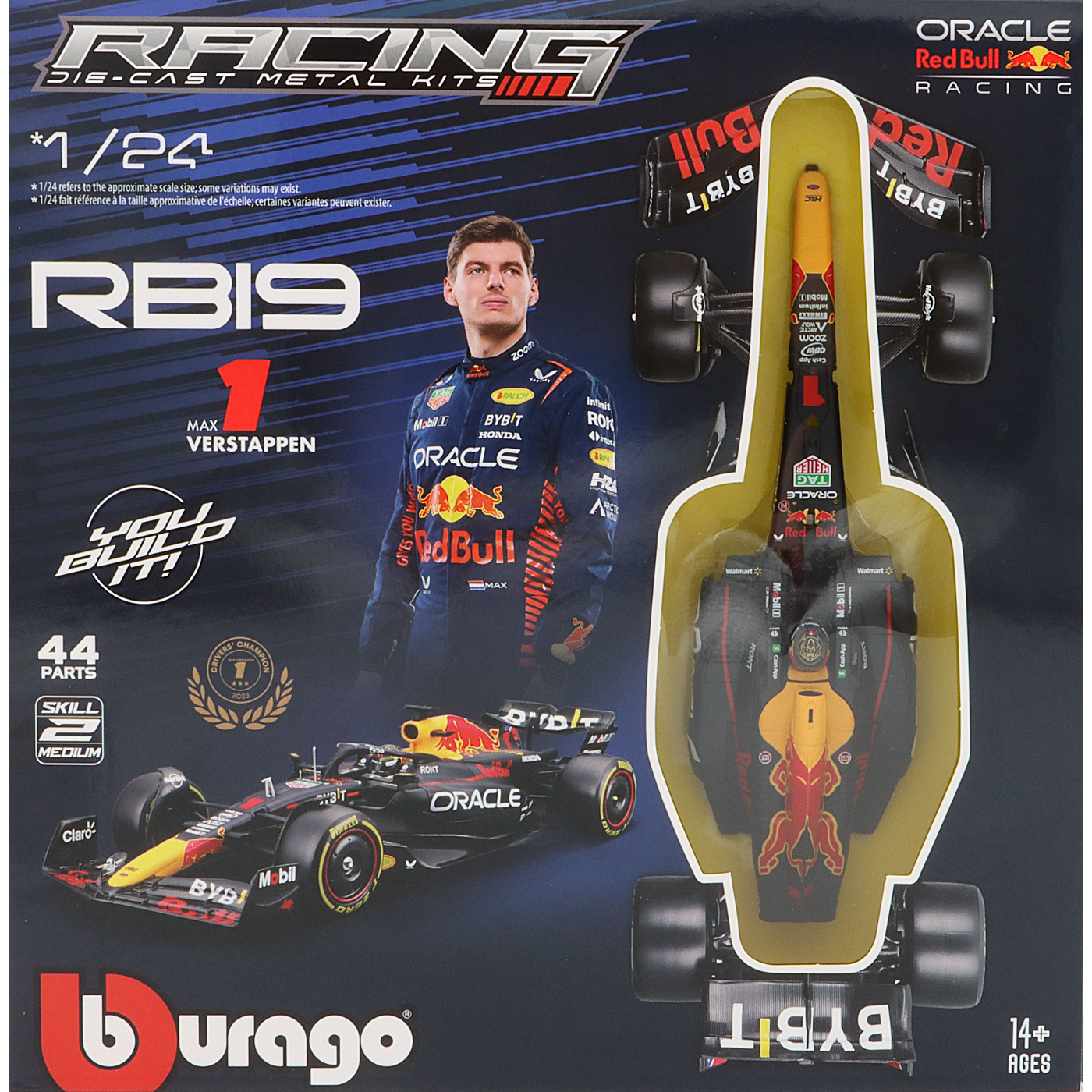 Red Bull RB19 - Max Verstappen - Abu Dhabi - Byggsats - 1:24