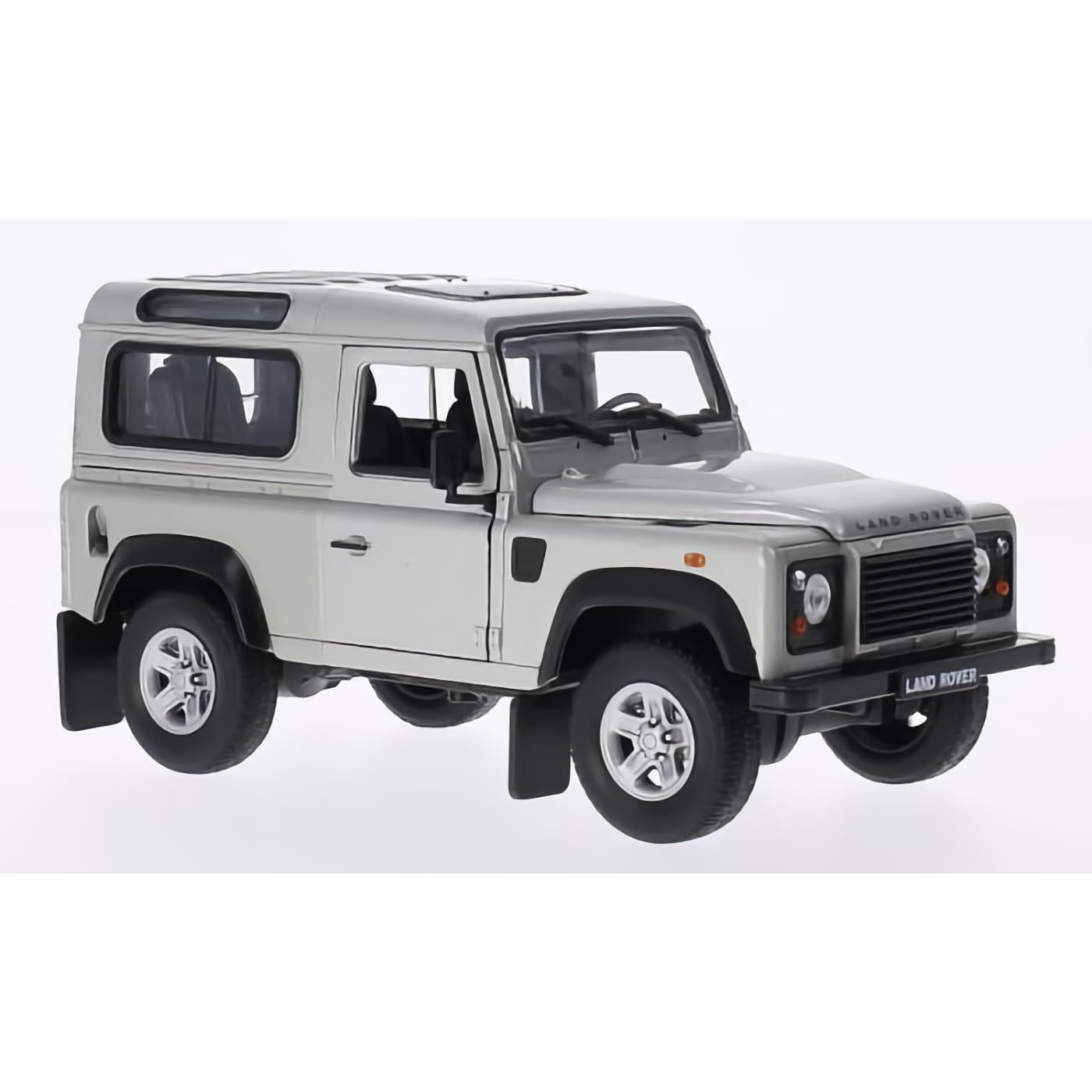 Läs mer om Land Rover Defender - Silver - Welly - 1:24