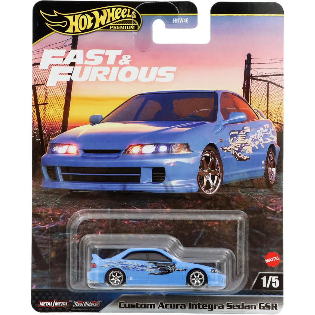 Custom Acura Integra Sedan GST – Blå – F&ampF – 1/5 – HW