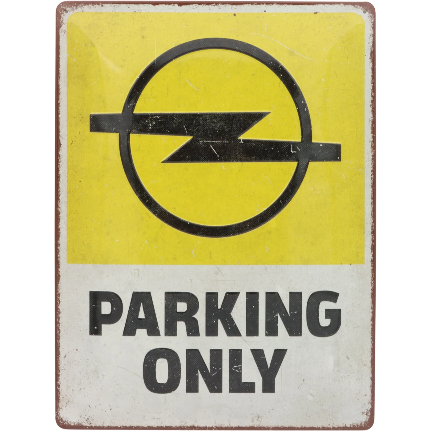 Läs mer om Opel - Parking Only - Plåtskylt - 30x40 cm