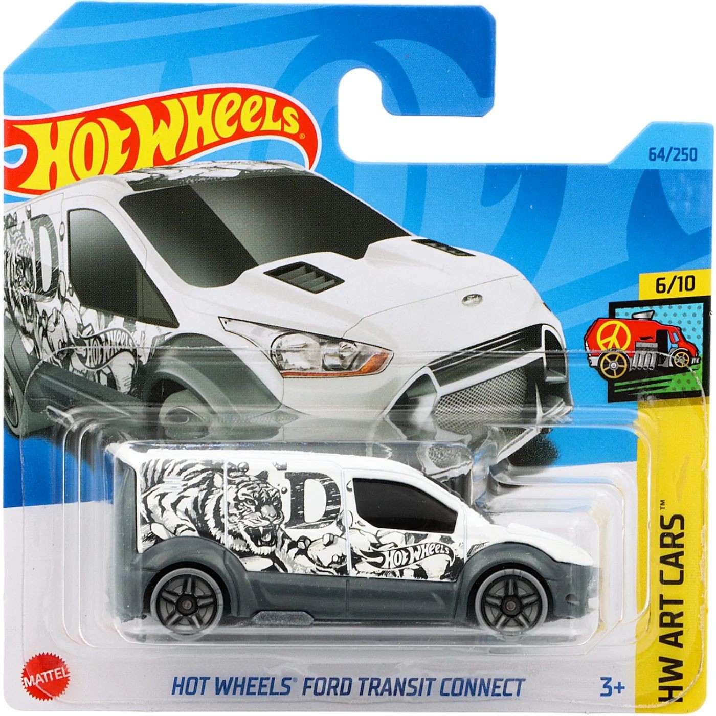 Hot Wheels Ford Transit Connect – HW Art Cars – Vit – HW