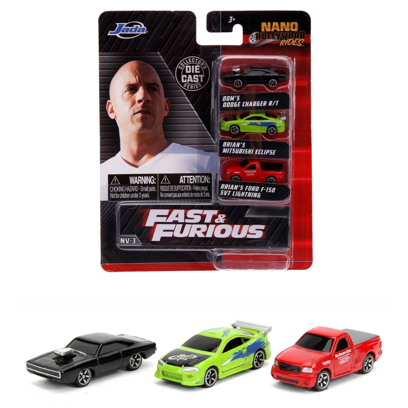 Fast &amp Furious – 3-pack – NV-1 – Jada Toys