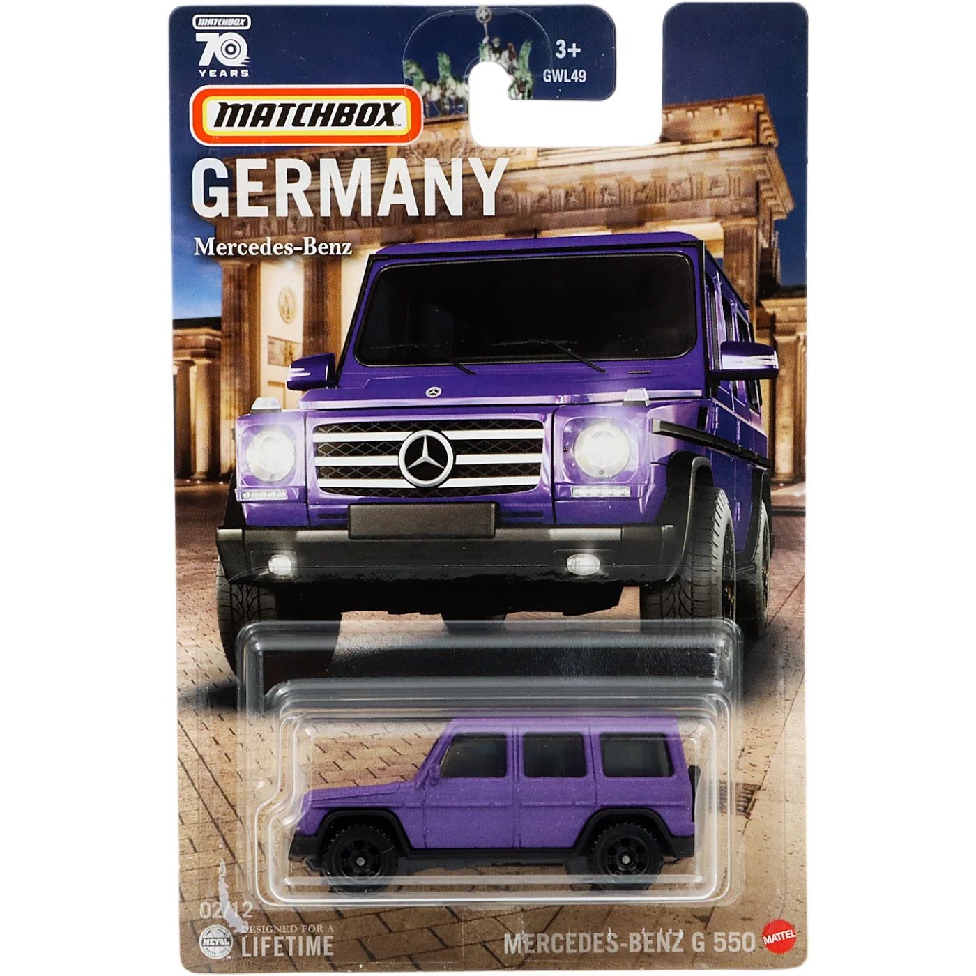 Läs mer om Mercedes-Benz G 550 - Lila - Germany 2/12 - Matchbox