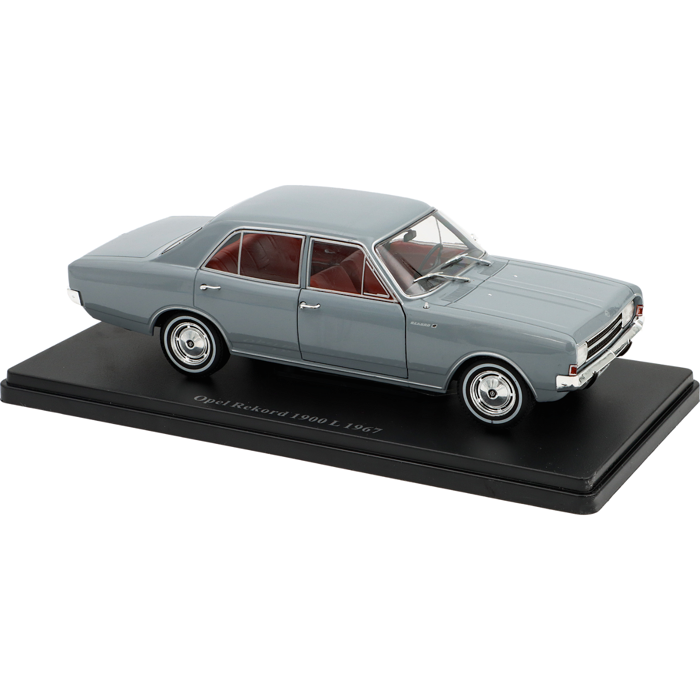 Opel Rekord 1900 L - 1967 - Grå - Hachette - 1:24