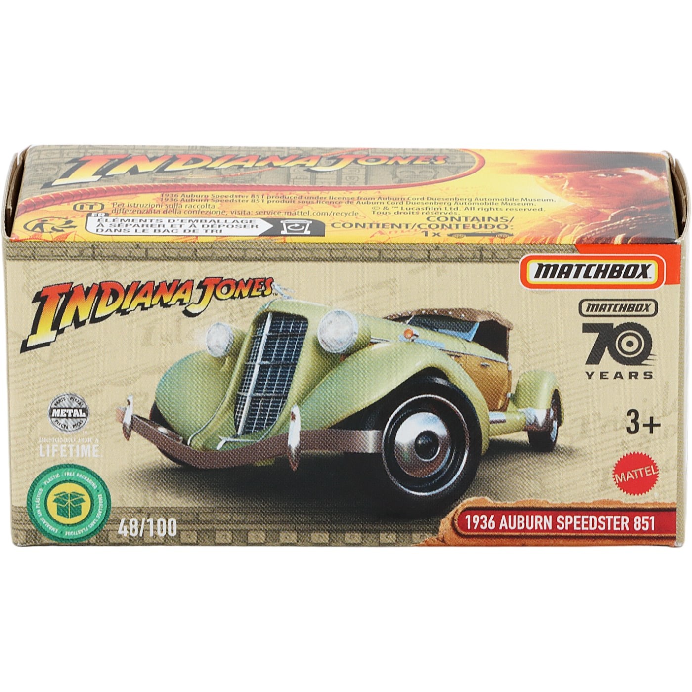 Läs mer om 1936 Auburn Speedster 851 - Indiana Jones - PG - Matchbox