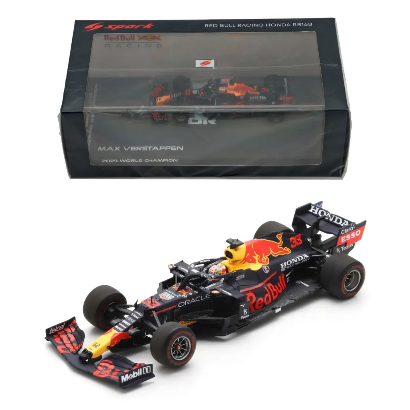 Läs mer om Red Bull Racing Honda RB16B - Verstappen - 2021 - Spark 1:43