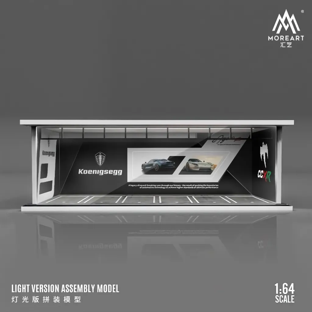 Koenigsegg Parking Garage - LED-belysning - 1:64