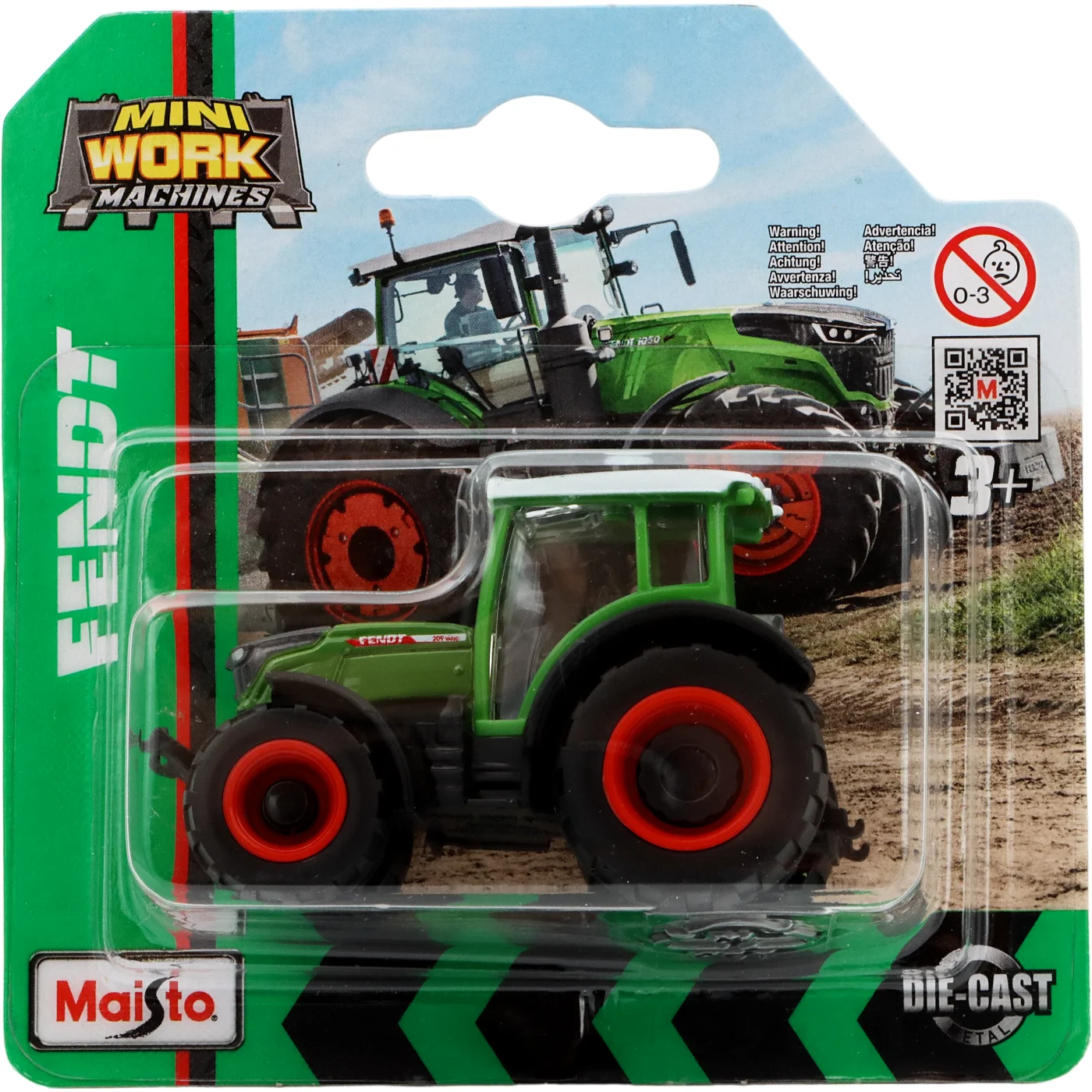 Fendt 209 Vario – Grön Traktor – Maisto – 6 cm