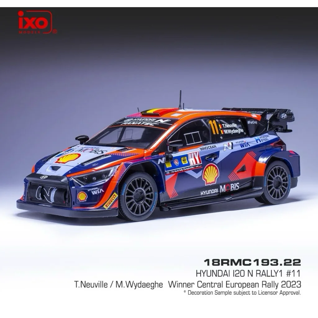 Läs mer om Hyundai i20 N Rally1 - Neuville / Wydaeghe 2023 - Ixo - 1:18