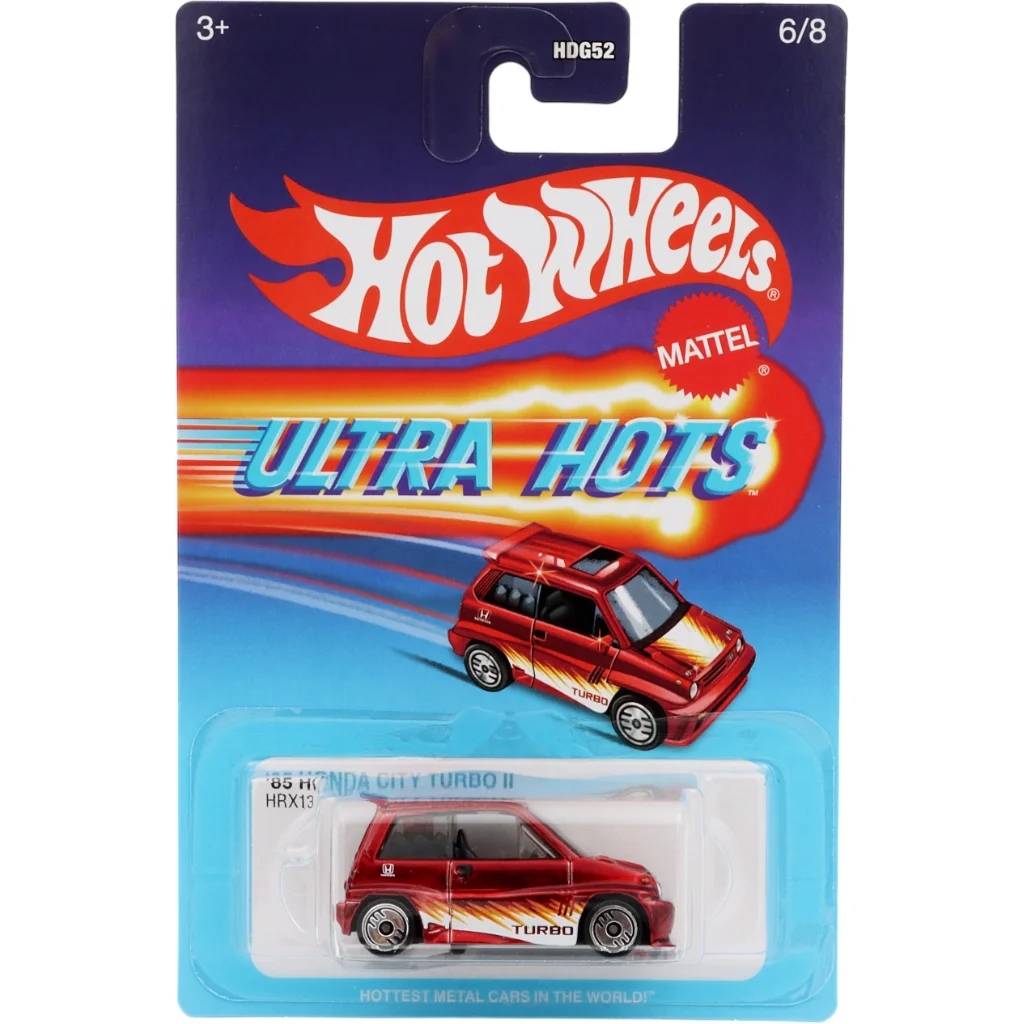 85 Honda City Turbo II – Röd – Ultra Hots – 6/8 – HW