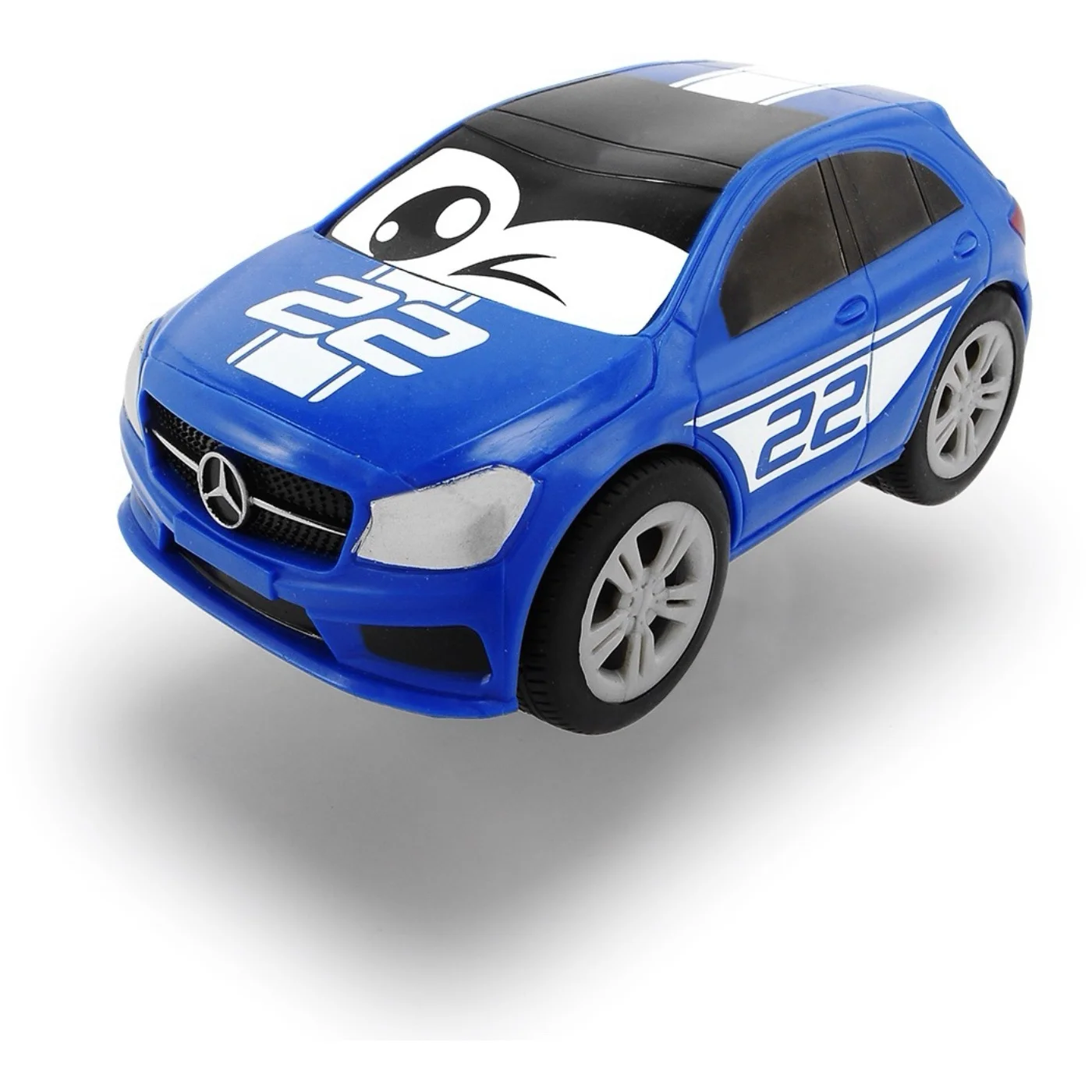 Mjuk bil från 12 månader - Mercedes - Squeezy - Dickie Toys (Blå)