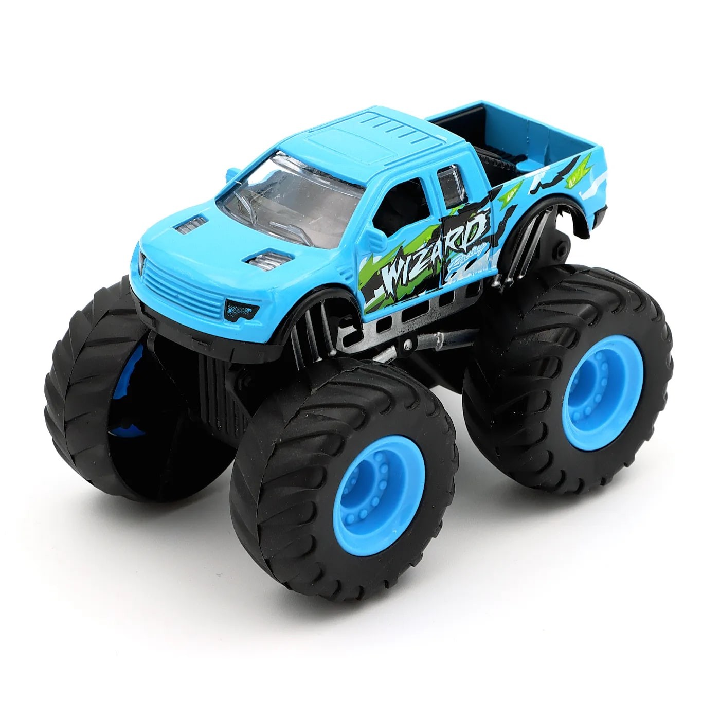 Monster Truck – Blå – Wizard – 9 cm