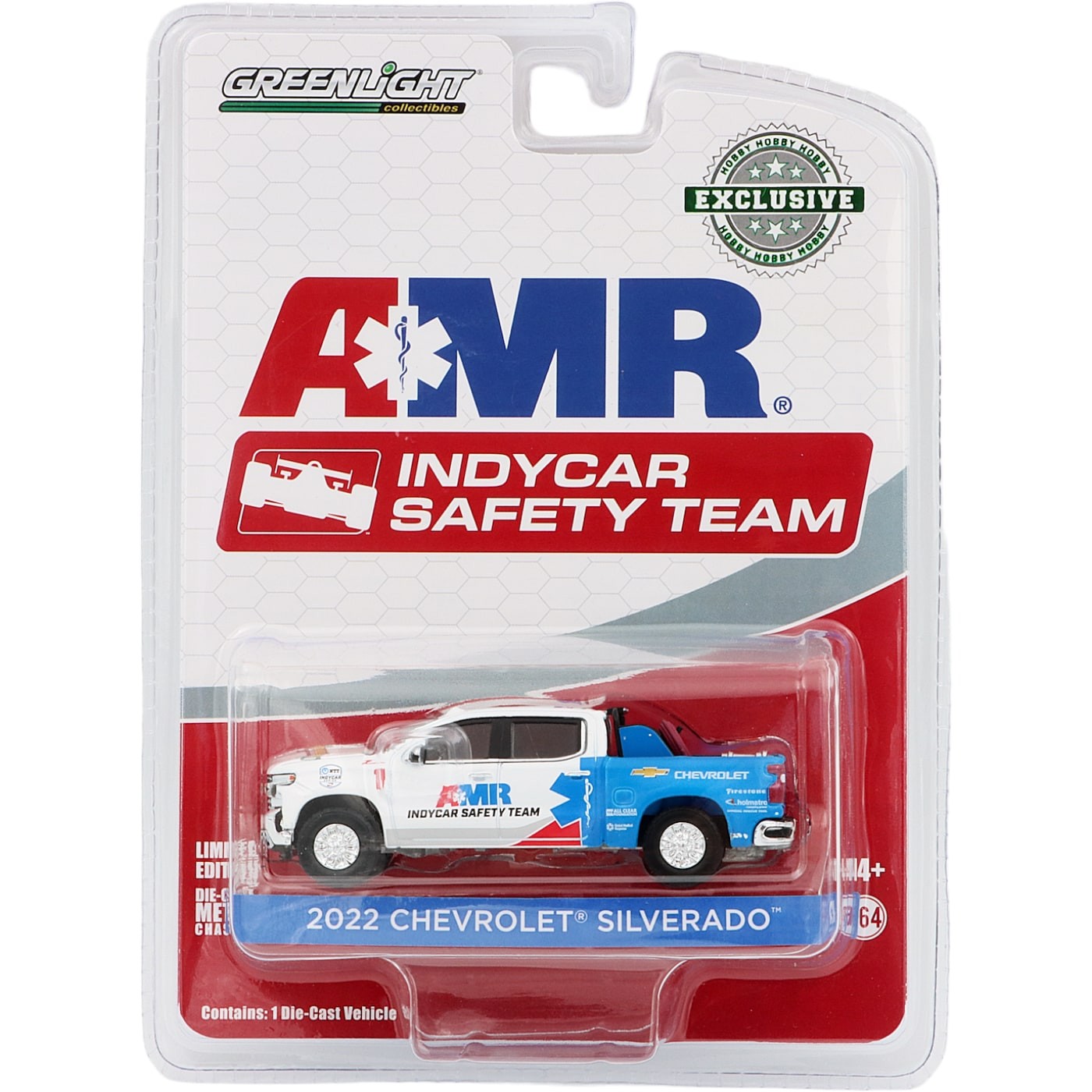 2022 Chevrolet Silverado Indycar Safety – GreenLight – 1:64