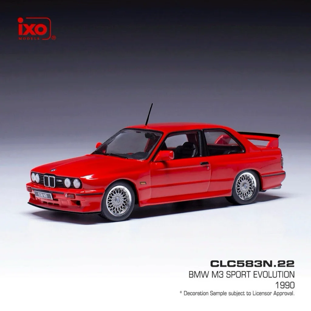 BMW M3 Sport Evolution - 1990 - Röd - Ixo Models - 1:43