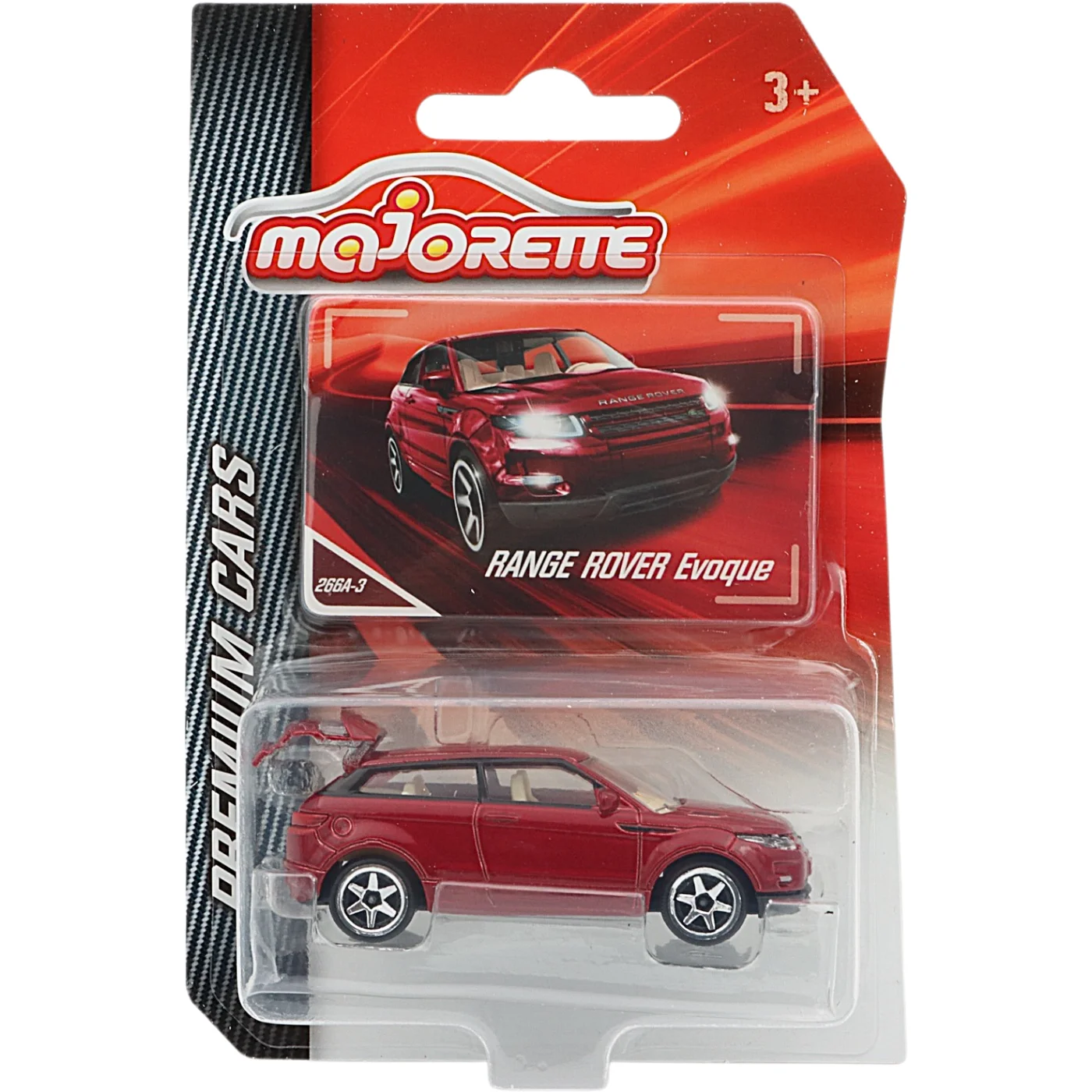 Range Rover Evoque - Röd - Premium Cars - Majorette - 7 cm