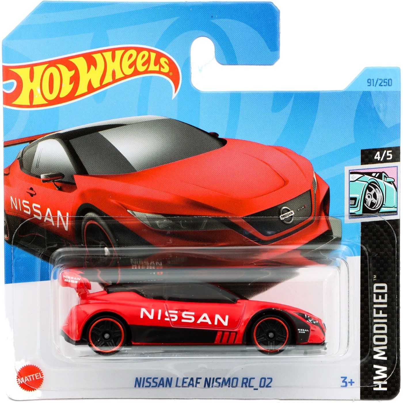 Läs mer om Nissan Leaf Nismo RC_02 - HW Modified - Röd - Hot Wheels