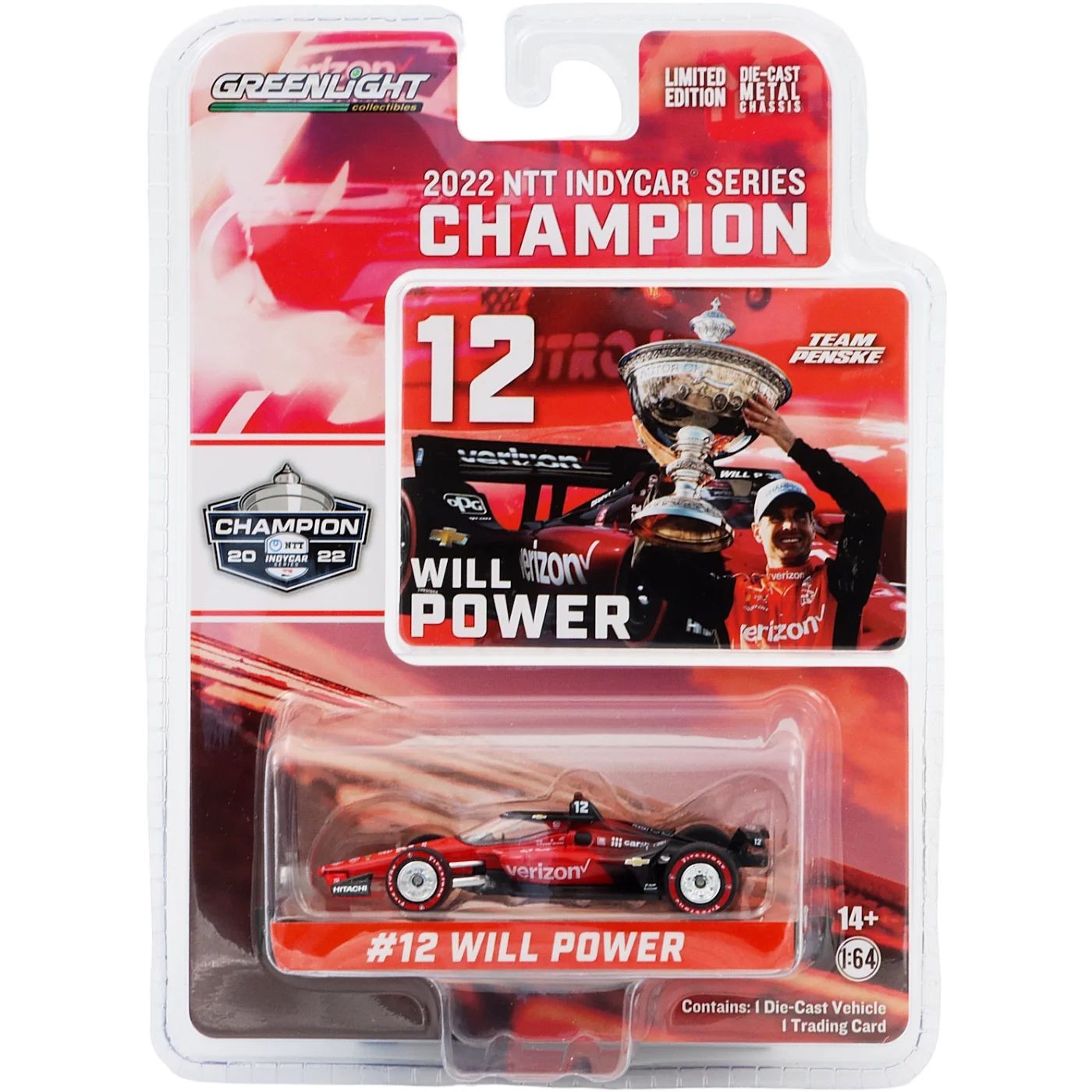 Indycar – 2022 – Will Power #12 – GreenLight – 1:64