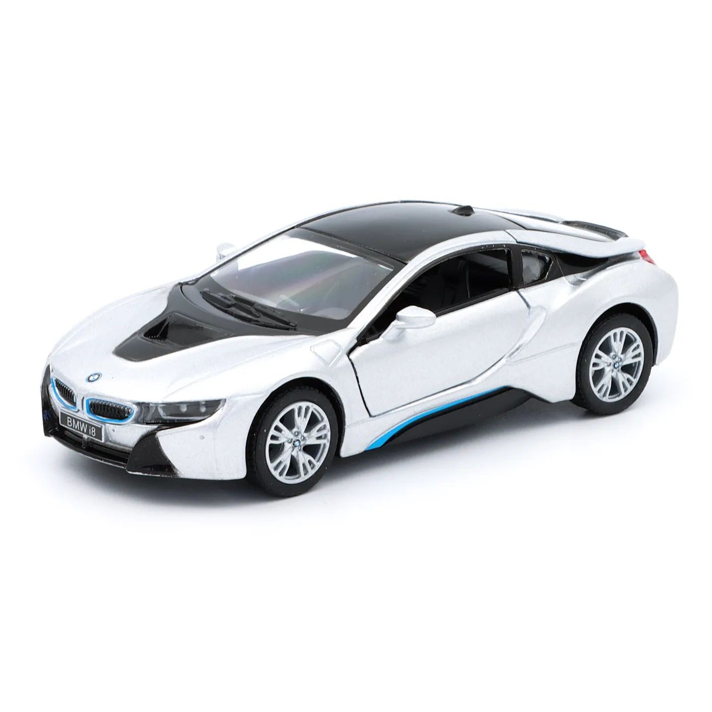 BMW i8 – 1:36 – Kinsmart – Silver