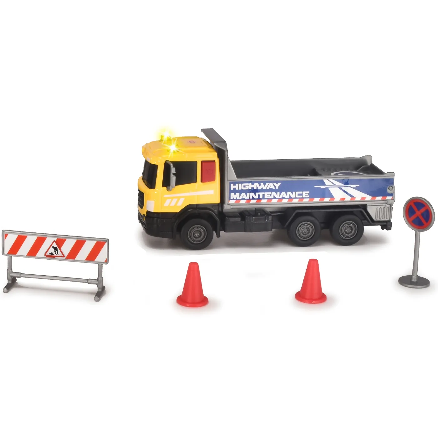 Vägunderhållningsfordon - Ljud & Ljus - Dickie Toys - 16 cm