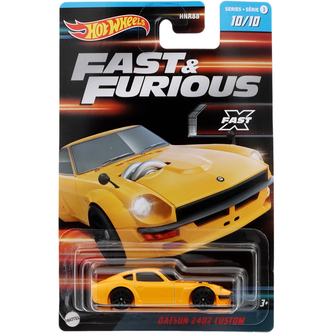 Datsun Z40Z Custom – Gul – F&ampF – S3 10/10 – Hot Wheels