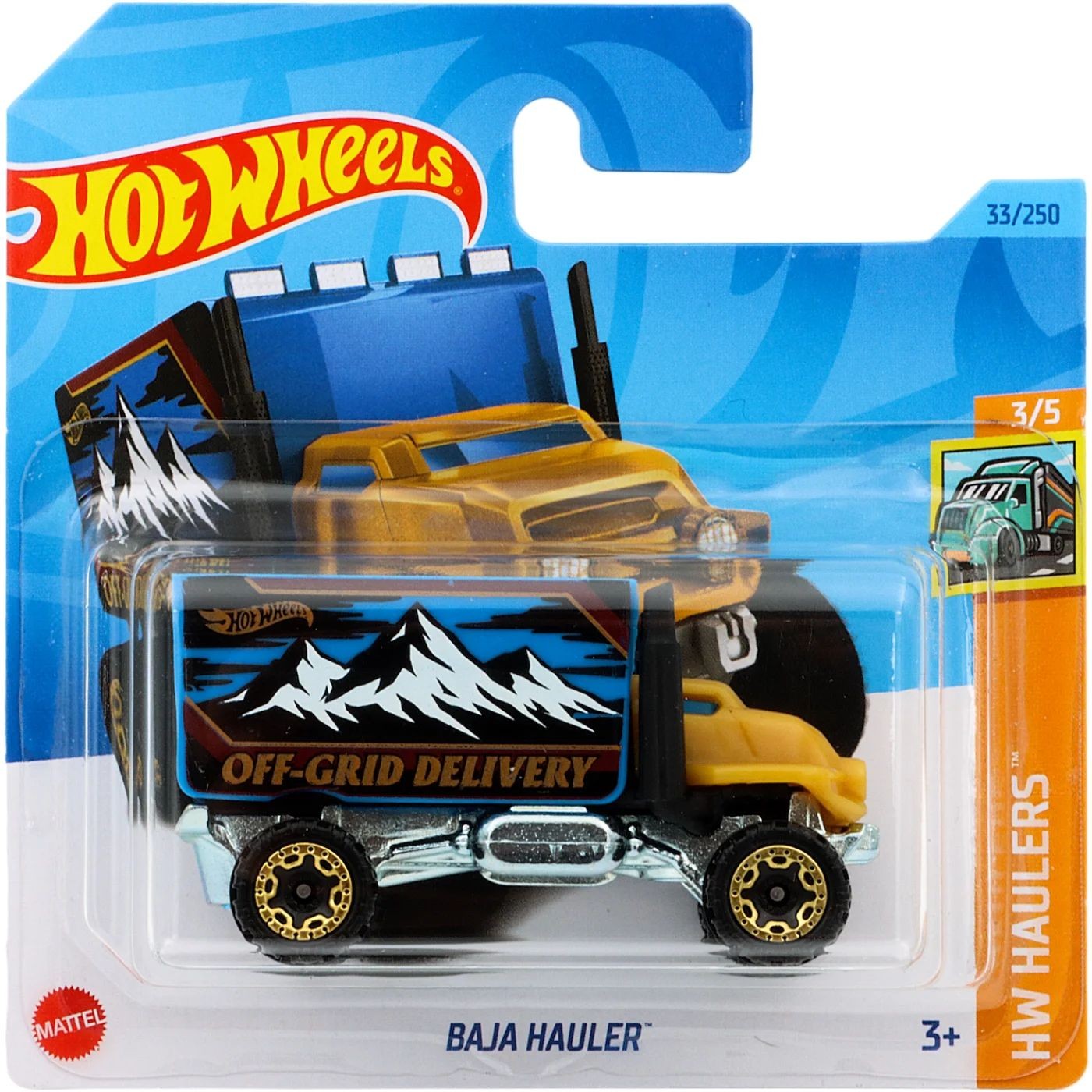 Baja Hauler – HW Haulers 3/5 – Blå – Hot Wheels